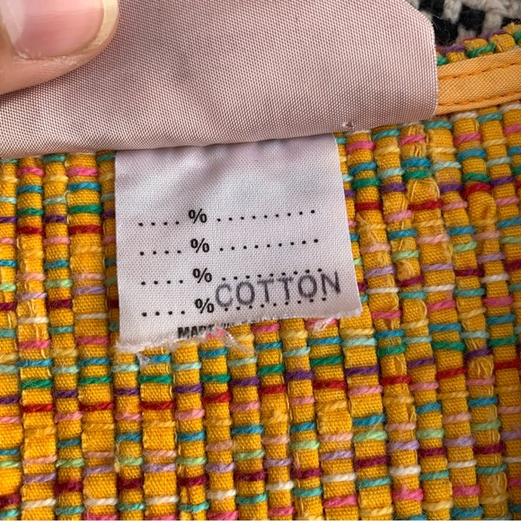 *HANDMADE* New Moon Handwoven 100% Cotton Jacket size L/XL - Picture 7 of 8